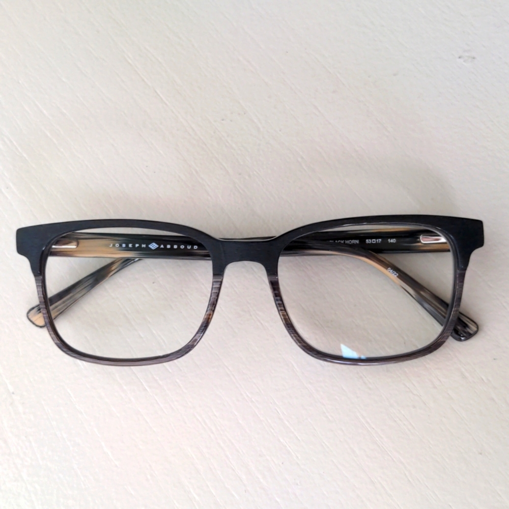 Joseph Abboud JA4071 Frame in 001 Black Horn